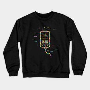 Cellular Phone Crewneck Sweatshirt